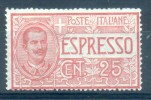 Italia Regno 1903 ESPRESSO ** MNH ALTA QUALITA' FIRMATO ENZO DIENA - Correo Urgente