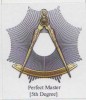 Masonic Degrees And Symbol, 5th Degree, Perfect Master, Label / Cinderella - Freimaurerei