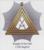 Masonic Degrees And Symbol, 15th Degree, Knight Of The East, Label / Cinderella Self-adhesive - Vrijmetselarij