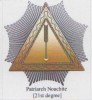 Masonic Degrees And Symbol, 21st Degree, Patriarch Noachite, Label / Cinderella Self-adhesive - Francmasonería