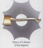 Masonic Degrees And Symbol, 22nd Degree, Prince Of Libanus, Label / Cinderella Self-adhesive - Franc-Maçonnerie