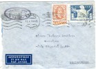 Greece- Air Mail Cover Posted From "Bank Of Chios"/ Athens Branch [canc. 17.10.1953, Arr. 18.10] To Thessaloniki - Covers & Documents