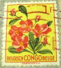 Belgian Congo 1952 Hibiscus 1f - Used - Gebruikt