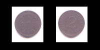 2 RETENPFENNIG 1923 A - 2 Renten- & 2 Reichspfennig