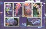 2008 HONG KONG JELLYFISH MS OF 6V - Unused Stamps