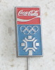 WINTER OLYMPIC GAMES 1984. * COCA-COLA Pin * Badge Jeux Olympiques Juegos Jogos Olímpicos Olympiade Olimpiadi Olympia - Coca-Cola