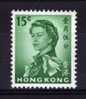 Hong Kong - 1962 - 15 Cents Definitive (Upright Watermark) - MH - Ungebraucht