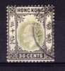 Hong Kong - 1903 - 30 Cents Definitive (Watermark Crown CA) - Used - Usados