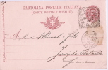 Carte Postale Sans Illustration/Naples/Itali E/MELE/timbre Imprimé Sur Carte/1903            TIMB21 - Other & Unclassified