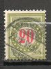SUISSE (Taxe) 20c Vert Olive 1908 N°39 - Strafportzegels