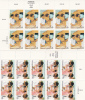 United Nations UN Vienna Austria Scott # 82-83  Imprint Block Of 10 MNH Catalogue $20.25 - Blocks & Sheetlets