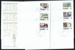 1974  Letter Carrier Service  Sc 634-9  Set Of 6 FDCs - 1971-1980