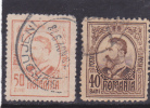 ROMANIA 1907 - Re Carlo 1° - N.° 211- 212 Usati - - Usado