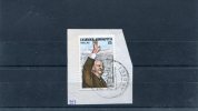 Greece- "George Papandreou" 15Dr. Stamp On Fragment With Bilingual "ANDROS (Cyclades)" [21.12.1983] XIV Type Postmark - Affrancature Meccaniche Rosse (EMA)