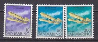 Y9158 - SAN MARINO Aerea Ss N°155/57 - SAINT-MARIN Aerienne Yv N°144/46 ** - Luftpost