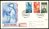 1965 Rio Muni. FDC Registered Cover Sent To Barcelona. Bata 22.Feb.65. (G12c006) - Rio Muni