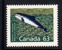 Canada MNH Scott #1176 63c Harbour Porpoise Perf 14.4 X 13.8 - Neufs
