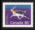 Canada MNH Scott #1180 80c Peary Caribou Perf 13.1 - Unused Stamps