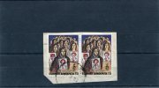 Greece- "Cypriot Disappearances" 15Dr. Stamps On Fragment With Bilingual "IOS (Cyclades)" [17.5.1983] X Type Postmark - Marcophilie - EMA (Empreintes Machines)