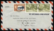 1949 Trinidad & Tobago Airmail Letter, Cover Sent To England. UPU. Port Of Spain 19.OCT.49. Trinidad. (H26c011) - Trinidad & Tobago (...-1961)