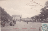 CPA 45 @ COURTENAY @ Ecole Des Garçon Et Halle Aux Veaux En 1904 @ - Courtenay