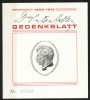 Österreich-  Gedenkblatt - Proofs & Reprints