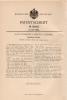 Original Patentschrift - H. Standfuss In Mickten B. Dresden , 1901 , Ausziehbarer Schrank !!! - Other & Unclassified