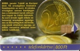 TARJETA DE HUNGRIA  DE UNA MONEDA DE 2 EUROS  (COIN) - Timbres & Monnaies