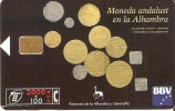 TARJETA DE ESPAÑA DE UNAS MONEDAS  (COIN-MONEDA) - Timbres & Monnaies