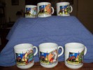 ASTERIX. RARE Série Complète De 6 MUGS Avec Personnages De La Série. 1989 Editions Albert René / GOSCINNY - UDERZO. - Astérix