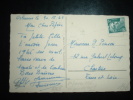 CP TP MARIANNE DE GANDON 2 F OBL. MECA. 1-1-46 ORLEANS GARE (45 LOIRET) PREMIER JANVIER JOUR DE L'AN PREMIER JOUR TARIF - 1945-54 Marianne (Gandon)
