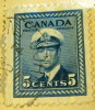 Canada 1942 War Effort King George VI 5c - Used - Oblitérés