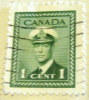 Canada 1942 War Effort King George VI 1c - Used - Used Stamps