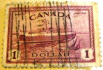 Canada 1942 War Effort Destroyer $1 - Used - Usati