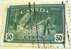 Canada 1946 Re-Convertion To Peace Time Lumbering In British Columbia 50c - Used - Oblitérés