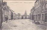 CHATELAUDREN LA PLACE DE LA REPUBLIQUE EPICERIE TABACS MERCERIES HAMON HEAULME CHAUSSURES EN TOUT GENRE ET AUTOMOBILE - Châtelaudren