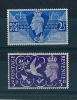 GB 1946, King George VI, PEACE, Victory Set, Sg 491-2 Set Of 2 MNH - Nuevos