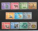 LESOTHO 1967 MNH Stamps Definitives 25=36 11 Values Only, Thus No Complete Serie - Lesotho (1966-...)