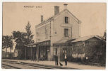 CPA 89 MONETEAU - La Gare - Moneteau