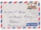 FRANCE - 1963 COVER - CALAIS Stamp Seul On COVER From BITCHE To NEW JERSEY - Covers & Documents