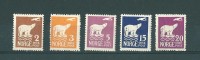 Norvège: 101/ 103 + 105/ 106 * - Unused Stamps