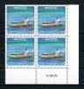MAYOTTE 2005  N° 179 ** Bloc De 4 Coin Daté  Neuf = MNH Superbe Pêche Fishing Bateaux Boats Pirogue - Unused Stamps