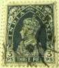 India 1937 King George VI 3p - Used - 1936-47 Koning George VI