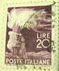 Italy 1945 Flaming Torch 20l - Used - Oblitérés