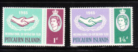 Pitcairn Islands 1965 Int´l Cooperation Year Issue Omnibus MNH - Pitcairninsel