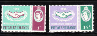 Pitcairn Islands 1965 Int´l Cooperation Year Issue Omnibus MNH - Islas De Pitcairn