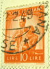 Italy 1945 Work Justice And Family 10l - Used - Gebraucht