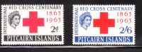 Pitcairn Islands 1963 Red Cross Centenary Issue Omnibus MNH - Islas De Pitcairn