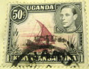 Kenya Uganda Tanganyika 1938 King George VI Dhow On Lake Victoria 50c - Used - Kenya, Ouganda & Tanganyika