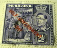 Malta 1948 De L'isle Adam Entering Mdina Overprinted Self Government 1947 2.5d - Used - Malte (...-1964)